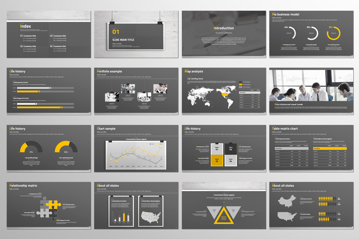 Premium Management Profile, a Presentation Template by GoodPello