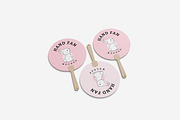 Hand Fan Mockup, a Product Mockup by bimockup (Thumbnail 4 of 6)