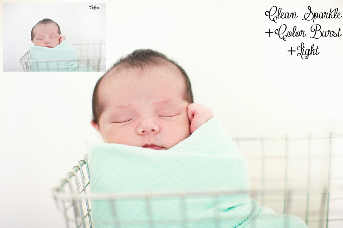 Newborn Photoshop Actions- PS & PSE, an Action Add-On by ElyanaIvette (Photo 2 of 13)