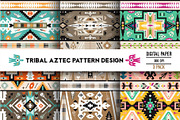 Geometric Boho Aztec Patterns, a Pattern Graphic by tomuato (Thumbnail 1 of 4)