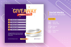 Giveaway winner announcement