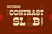 La Losarito – Reverse Contrast Weste, a Slab Serif Font by Drizy (Thumbnail 3 of 10)