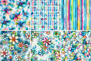 Whimsical Spring Seamless Patterns, a Pattern Graphic by Digital Artistic99 (Thumbnail 3 of 8)