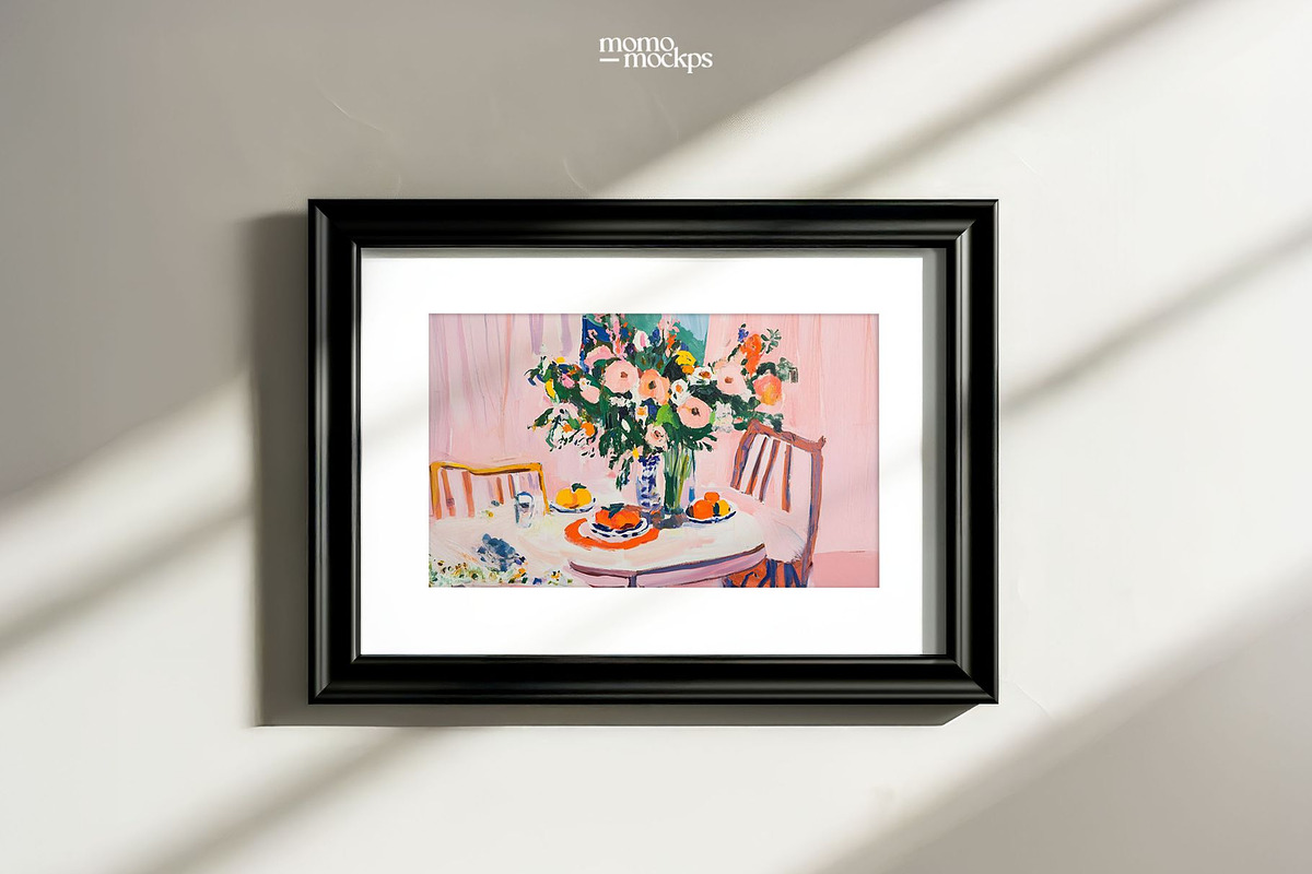 Horizontal Vintage Frame Mockup, a Household Mockup by momomockps (Photo 10 of 13)