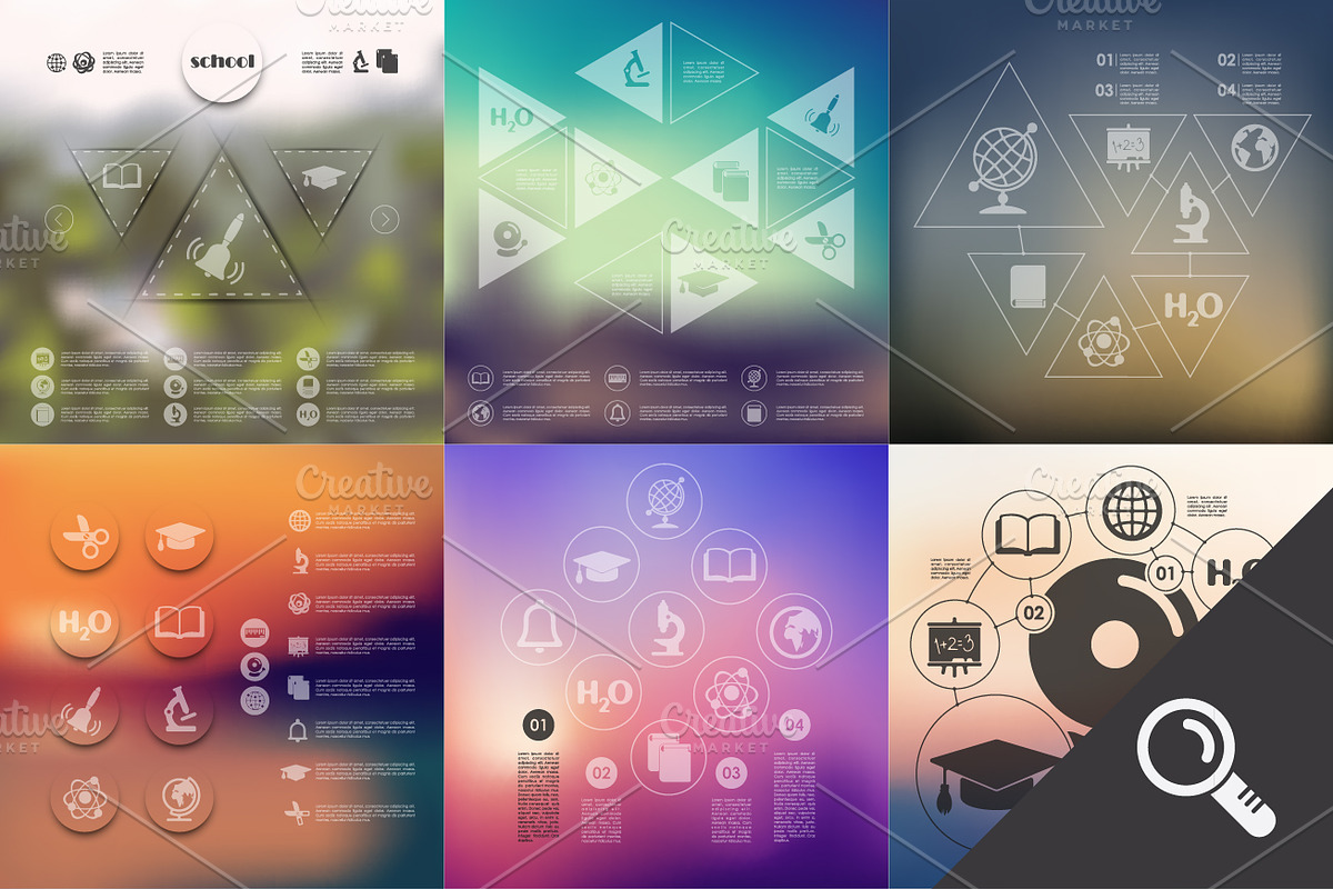 90 EDUCATION INFOGRAPHICS Collection, a Presentation Template by Palau (Photo 2 of 5)