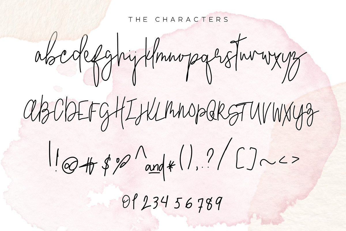 Handwritten Font Bundle preview 5