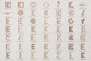 Letter E Logo Bundle Monogram Set, a Branding & Logo Template by Pixel Design (Thumbnail 4 of 7)