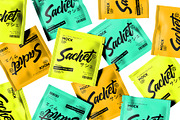 Sachet Packaging Mockup, a Packaging Mockup by megostudi0 (Thumbnail 5 of 5)