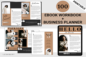 100 Neutral Ebook Template Canva