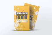 Soft Cover Book Mock-Up, an Advertising Mockup by DesignRushMarket (Thumbnail 7 of 9)