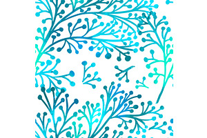 Seamless white background with blue