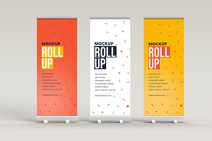 Roll Up Banner Mockup