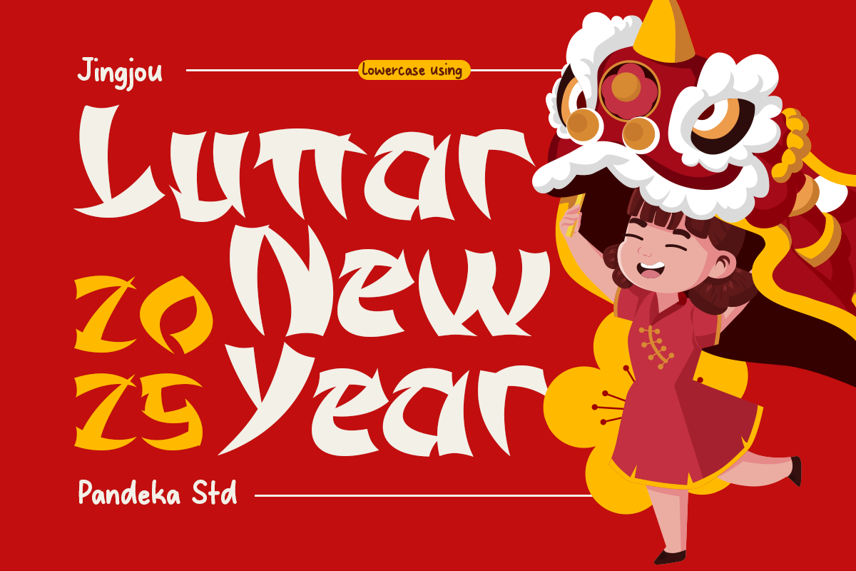 Jingjou - Chinese Display Typeface, a Handwritten Font by Pandeka Studio (Photo 5 of 9)