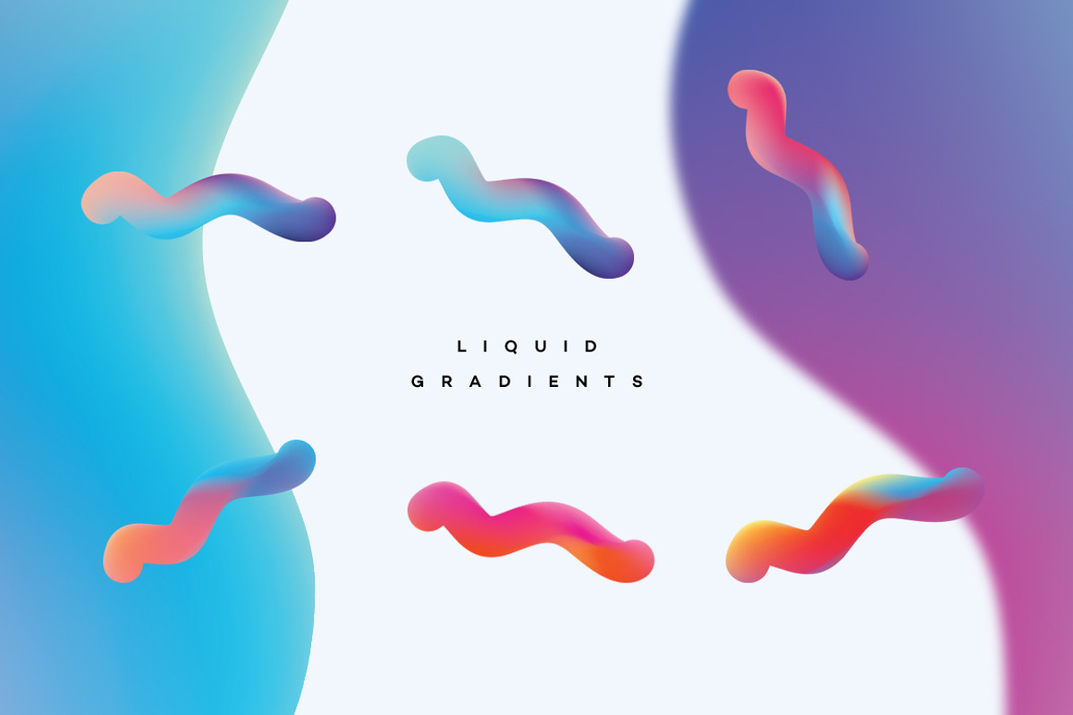 Liquid Gradients Collection, a Texture Graphic by Polar Vectors (Photo 7 of 18)
