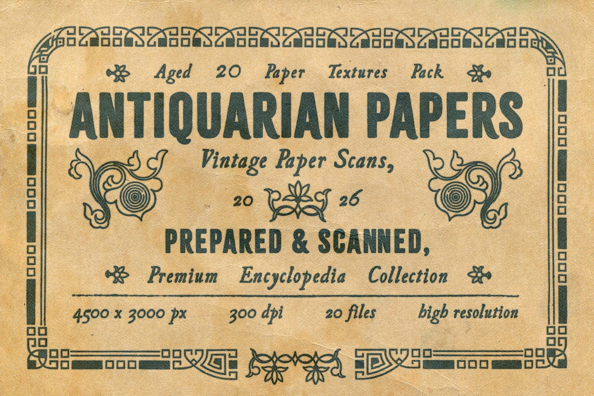 Antiquarian Papers. Premium Textures, a Texture Graphic by pixelbuddha.net (Photo 1 of 8)