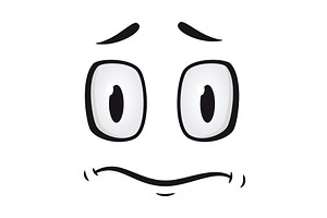 Cartoon faces. Funny face, an Object Illustration by the8monkey