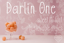 Darlin One // Sweet Font Trio
