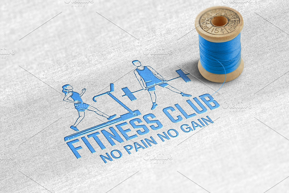Fitness Club, a Branding & Logo Template by sivVector (Photo 6 of 7)