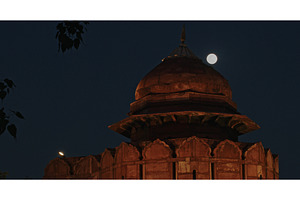 Red Fort ramparts and Mughal tower, an Architecture Photo by Our Amazing World
