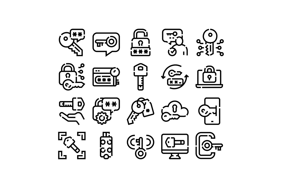 Digital security password key access, an Object Graphic by pikepicture (Photo 1 of 3)