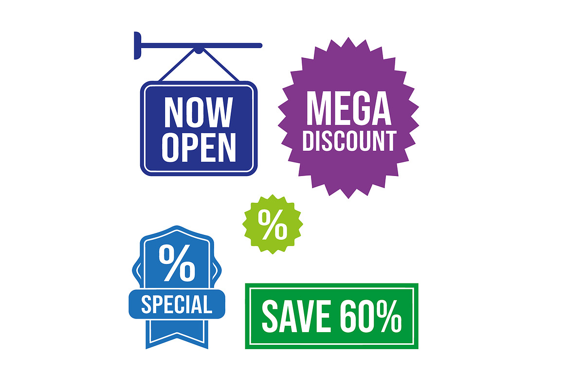 Sale discount label & ribbon vector, an Object Graphic by zahidhossainalif (Photo 3 of 3)