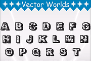 Floral Alphabet Svg, Alphabet Svg, an Object Graphic by VectorWorlds (Thumbnail 2 of 3)