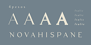 NovaHispane, a Serif Font by Ixipcalli (Thumbnail 3 of 5)