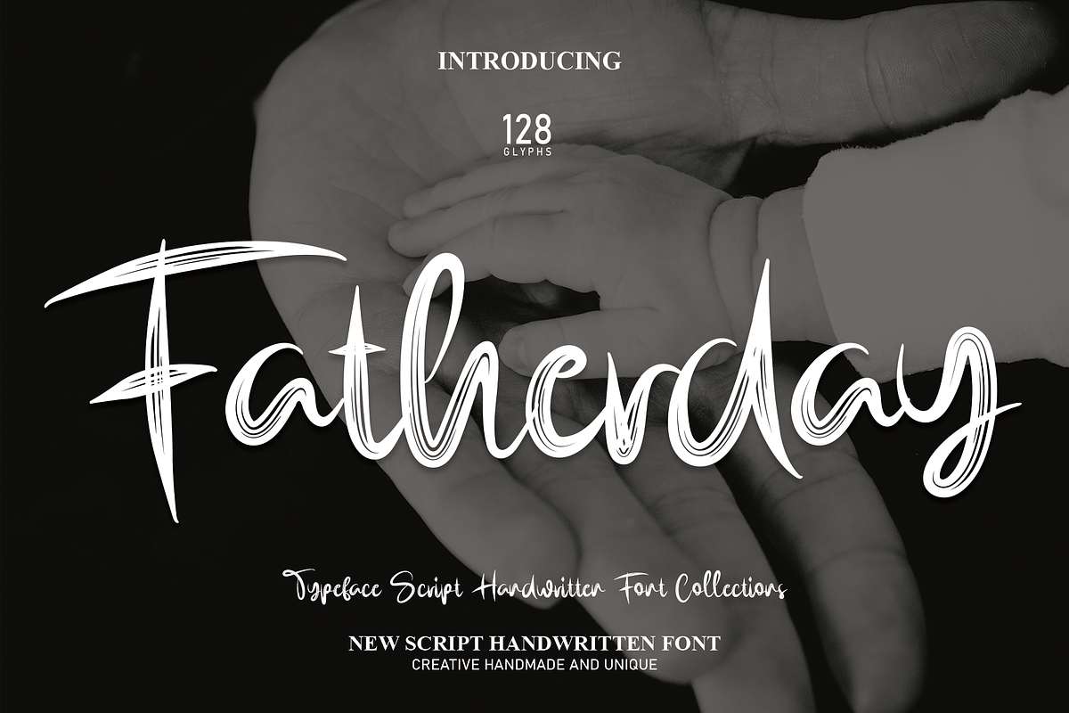 Fatherday | Script Font, a Script Font by Scratchones (Photo 1 of 8)