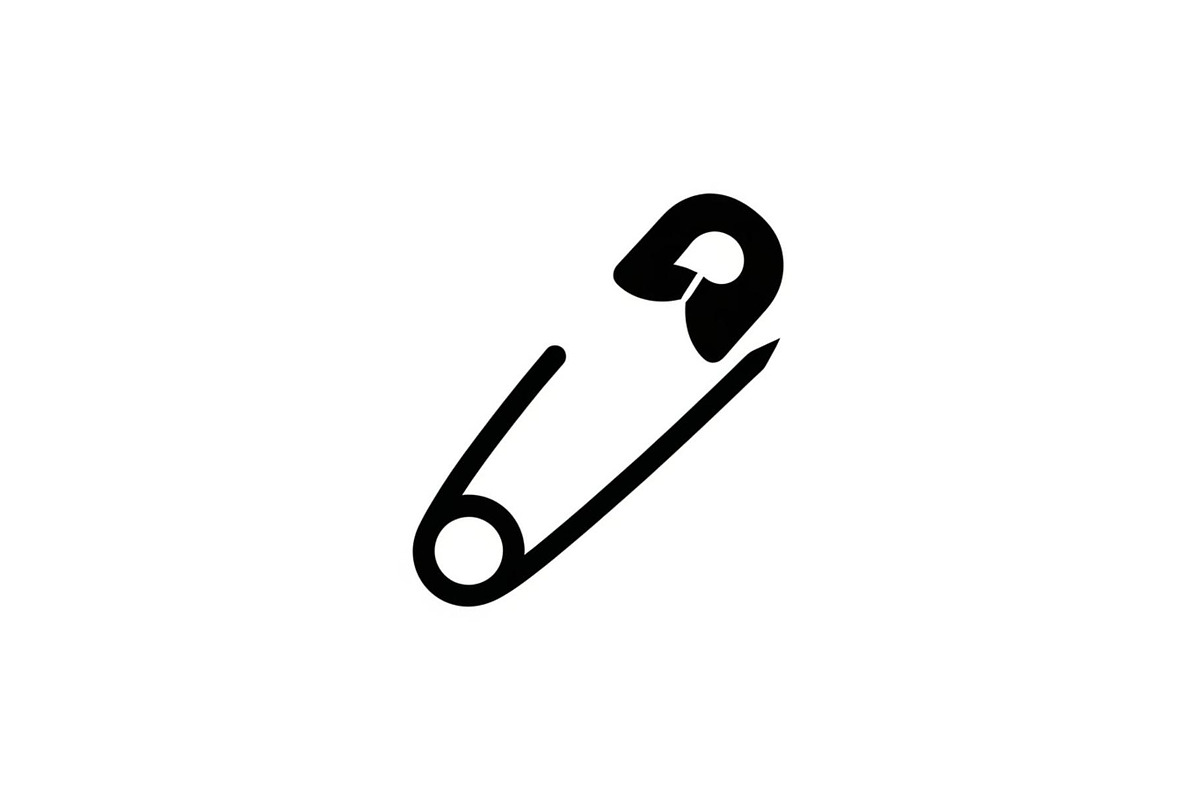 Safety Pin Vector Silhouette Bundle, an Illustration by Designs_River (Photo 7 of 20)