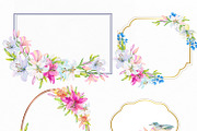 Lilies watercolor set, an Illustration by MitrushovaArt (Thumbnail 4 of 14)