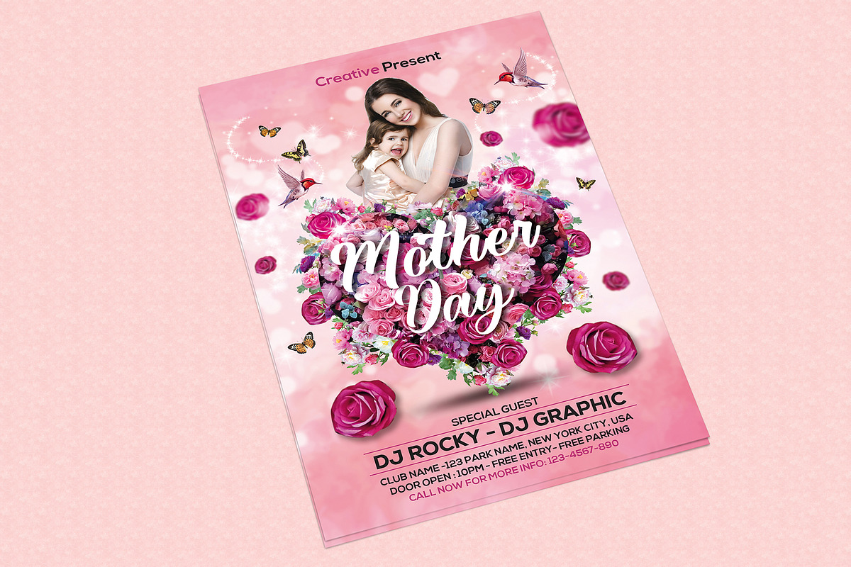 Mother Day Flyer, a Flyer Template by Creative  designer (Photo 2 of 2)