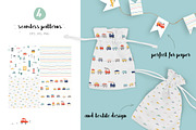 Seamless patterns for boys, a Pattern Graphic by Magnia (Thumbnail 2 of 5)