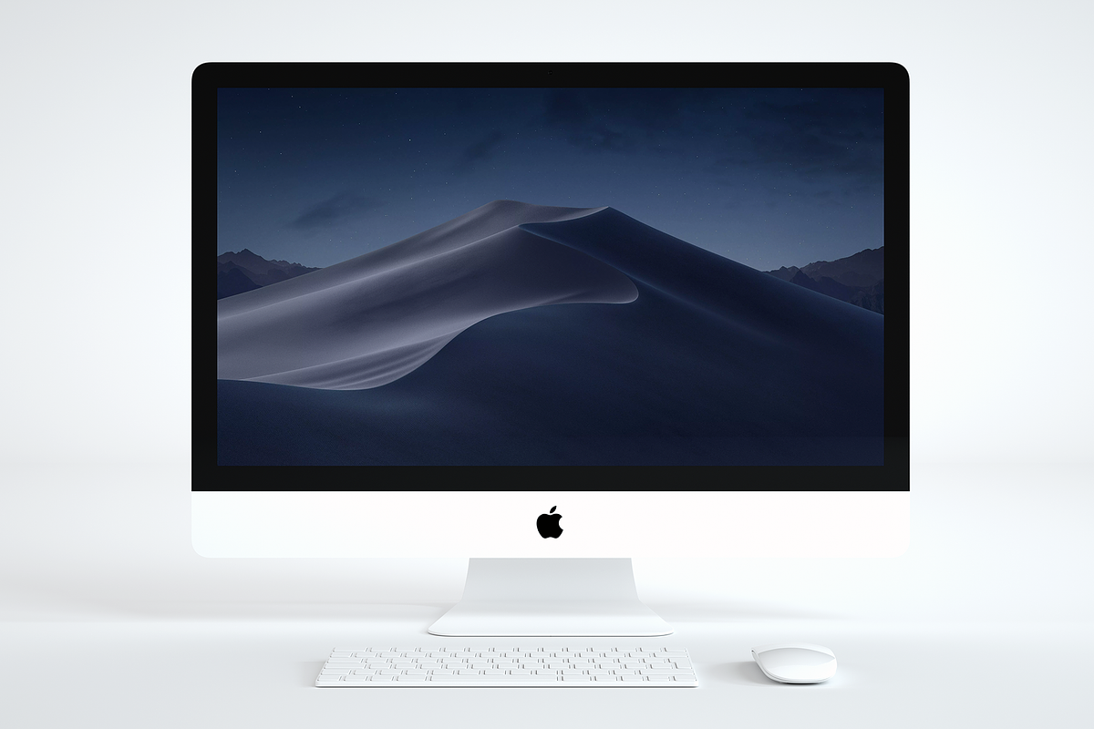 Apple iMac Mockup 5K, a Mac Mockup by Iamjaydesign (Photo 1 of 2)