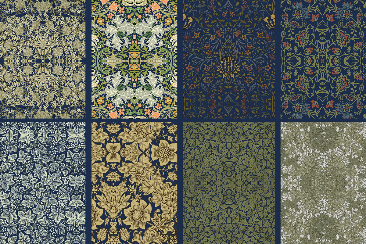 William Morris Seamless Pattern 16, a Pattern Graphic by ARTOZEN DIGITAL (Photo 15 of 16)