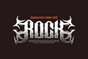 Music Rockleh - Music Font, a Blackletter Font by Iqsiart Studio (Thumbnail 4 of 10)