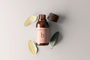 Amber Glass Bottle Mockups, a Cups & Container Mockup by pmvch (Thumbnail 18 of 20)
