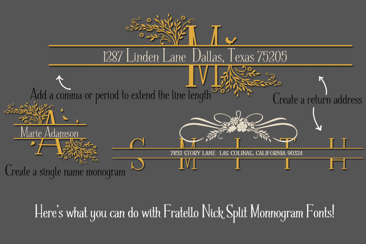 Sale-Fratello Nick Split Monogram 3 preview 3