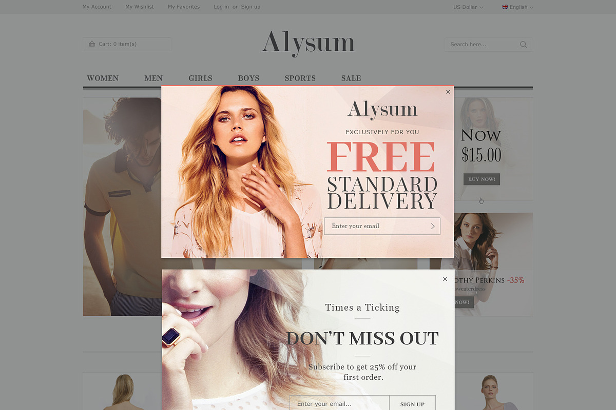 Alysum - eCommerce PSD template, a Websites & App Template by Promokit (Photo 28 of 30)