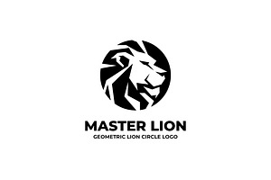 Lion Head Silhouette Business Logo, an Animal Illustration by Mightyfire