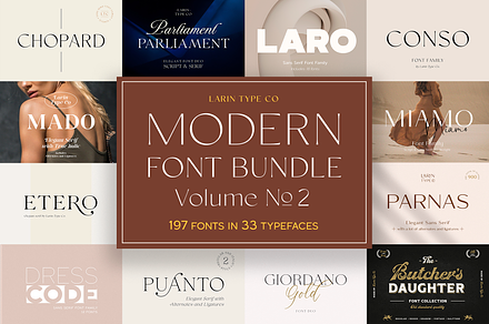 Modern Font Bundle Vol.2