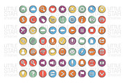 Retro Web Icons, an Icon by Little Star Creative (Thumbnail 2 of 2)