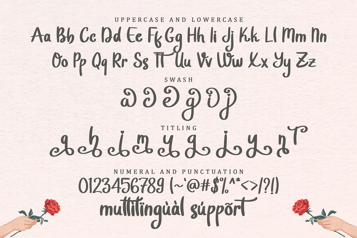 Valentine Mine-Modern Calligraphy, a Script Font by alifryanzulfikar (Photo 6 of 7)