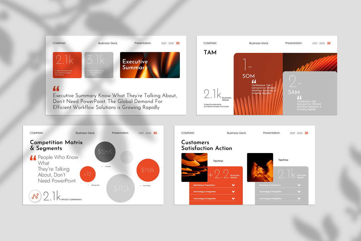 Business Plan Presentation Template, a Presentation Template by Creative-Work (Photo 4 of 9)
