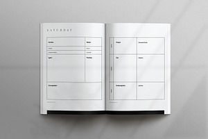 Weekly Planner Brochure