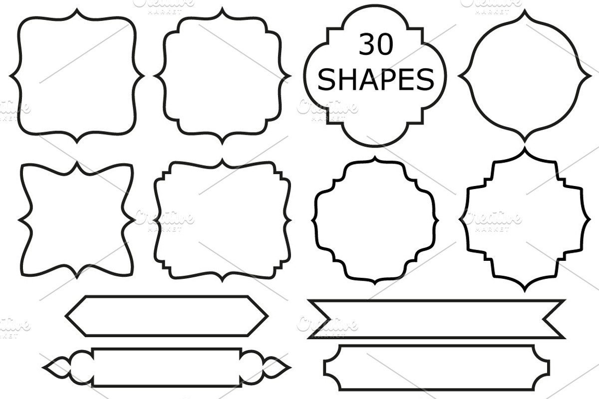30 frames, 8 styles - PNG, a Graphic by Wild Rose (Photo 2 of 4)