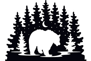 Bear, Grizzly Bear - Wildlife, an Animal Illustration by Digital-Clipart
