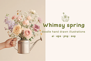 Whimsy Spring & Easter Doodle Set, a Seasonal Illustration by soboleva alya (Thumbnail 15 of 15)
