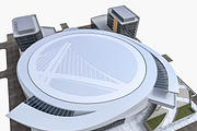 Warriors Arena Stadium, an Architecture 3D Model by 3DNUTS (Thumbnail 2 of 10)