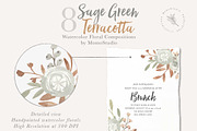 Sage Green Terracotta Botanicals, an Illustration by Momo Studio (Thumbnail 8 of 11)