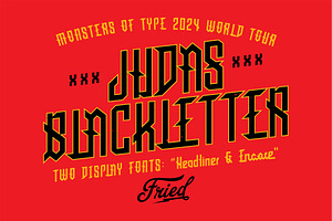 Judas Blackletter Display Font